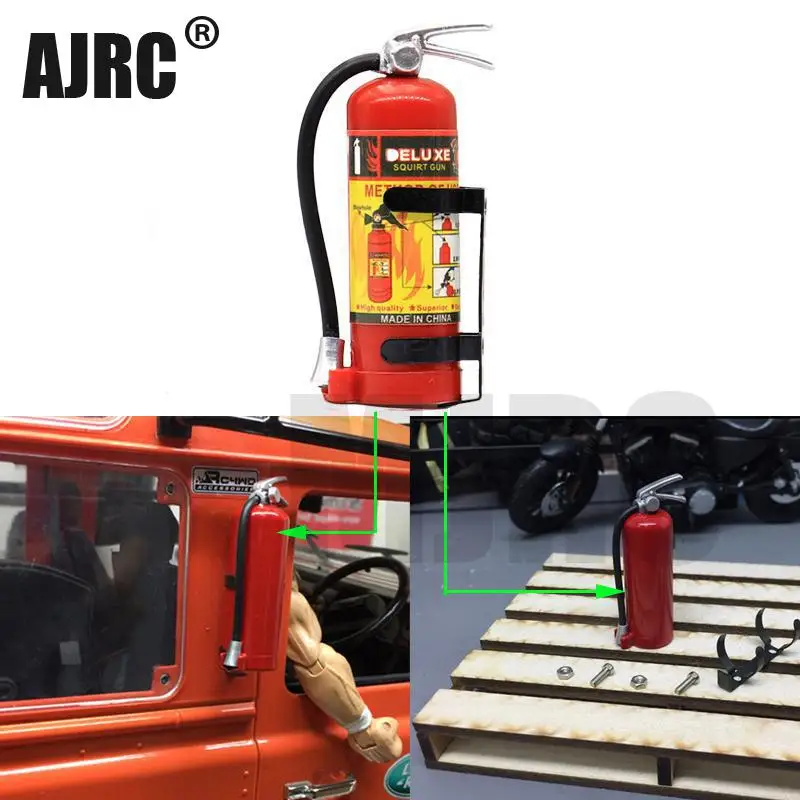 

1/10 Scale Simulation Fire Extinguisher RC Rock Crawler Accessory For Traxxas TRX4 Axial SCX10 TAMIYA CC01 RC4WD D90 D110 AXIAL