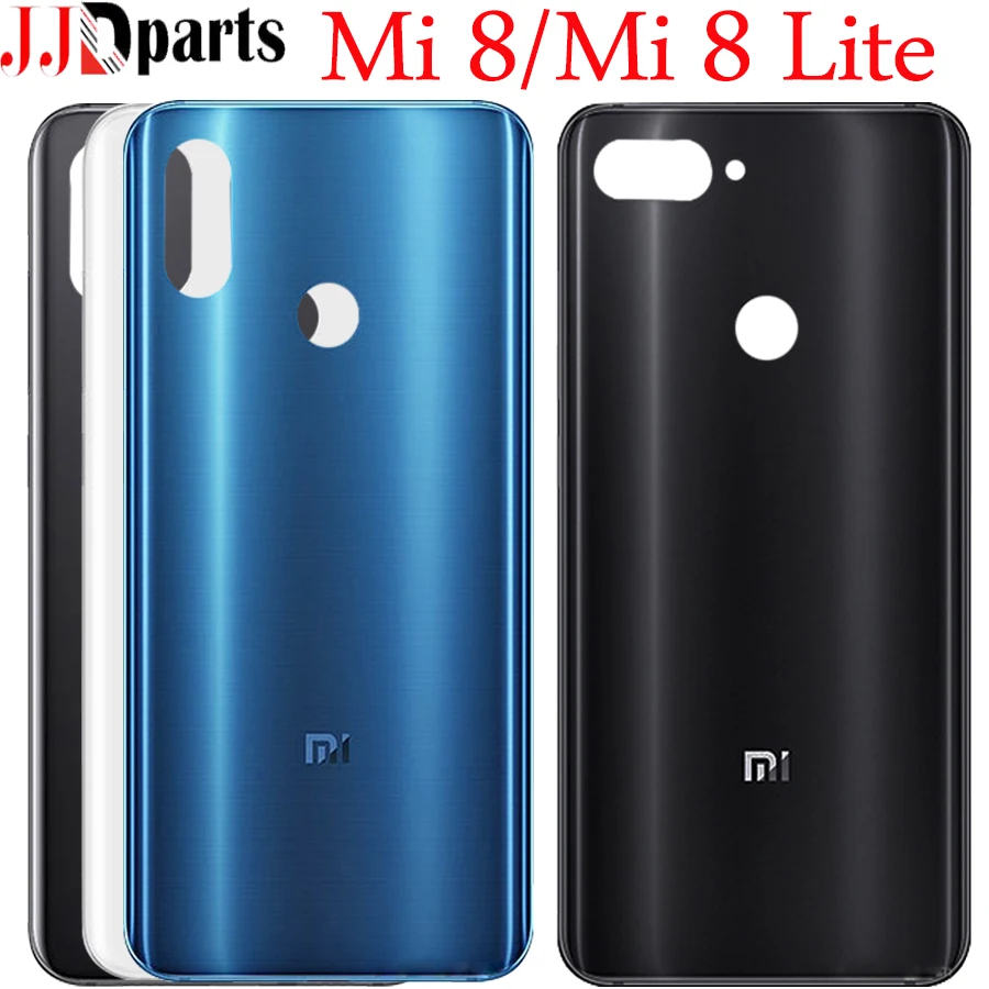 Новинка 6,2" для xiaomi mi 8 задняя крышка Замена двери xiaomi mi 8 Задняя стеклянная панель чехол панель 6,26" для mi 8 lite заднее стекло