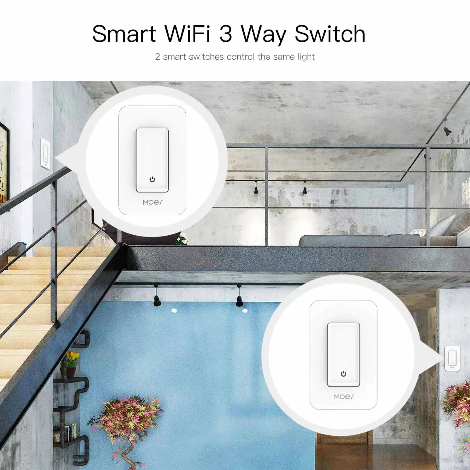 3 способа WiFi умный светильник переключатель Управление приложение дистанционный