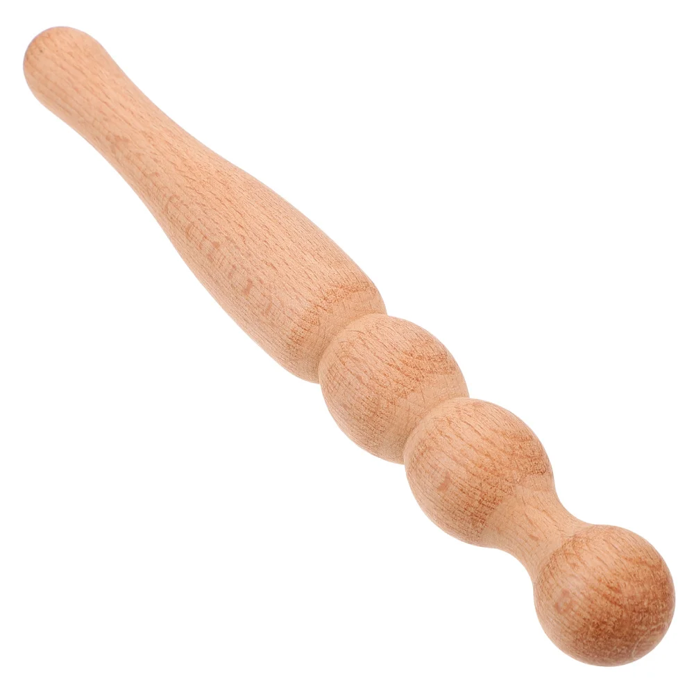 

1Pc Handheld Massaging Stick Wooden Meridian Massager Practical Massaging Rod