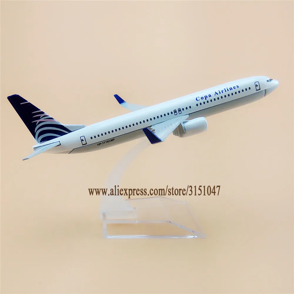 Модель самолета из металлического сплава авиакомпании Copa B737 модель Боинг 737 со