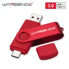 WANSENDA OTG USB флеш-накопитель, 512 ГБ, 256 ГБ, 128 ГБ, 64 ГБ, 32 ГБ, 16 ГБ
