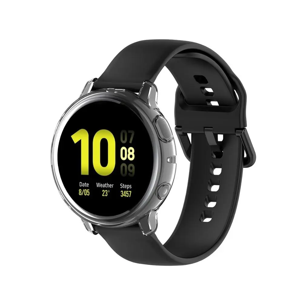 Силиконовый защитный чехол из ТПУ для Samsung Galaxy Watch Active 2 40 мм 44 Φ R820 смарт браслета