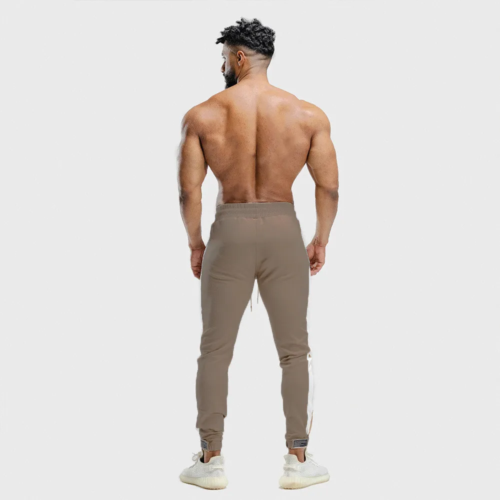 

White sweatpants men's cotton casual pants fitness sweatpants XZ66 Size 39-44