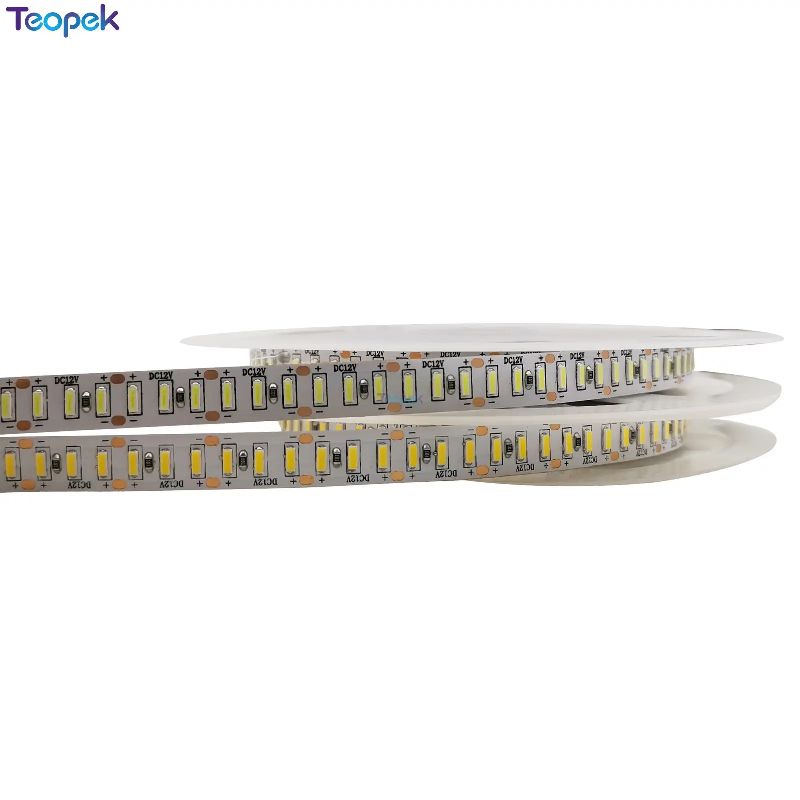 4014 SMD 204 светодиодный s/m светодиодный гибкий светильник 5 м 1020 светодиодный s лента DC12V веревочная лампа супер яркий холодный белый теплый белый не водонепроницаемый