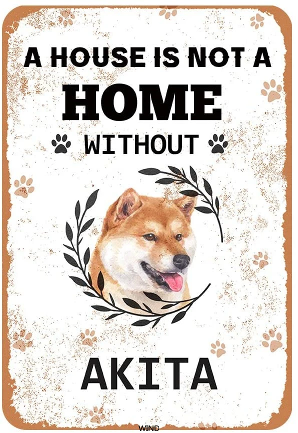 

Alaskan Malamute Mancave Decoration Pet Dog Posters on the Wall Stickers Metal Plates Movie Poster Vintage Retro Akita Tin Sign