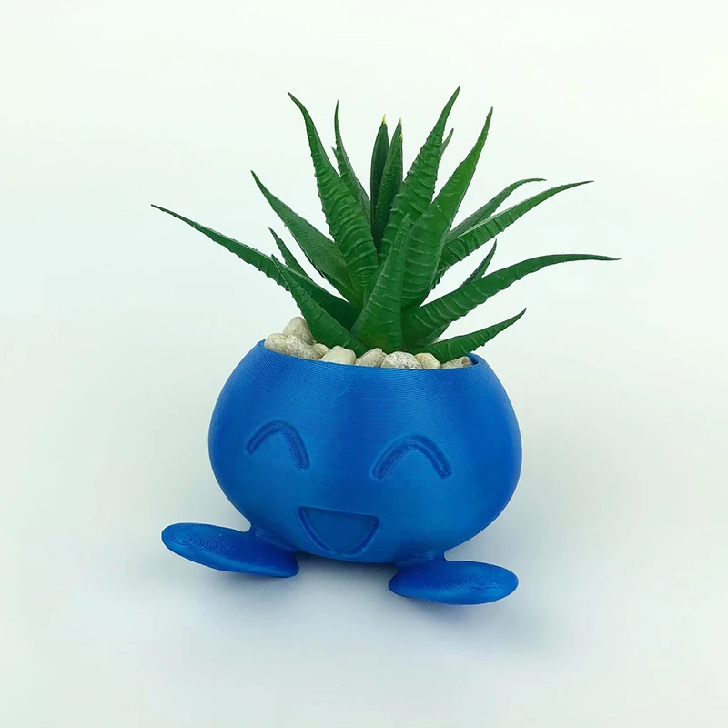 

Oddish Planter Flower Pot Home Decoration Succulent Flower Pot Plant Pot Planter Pokemon pot