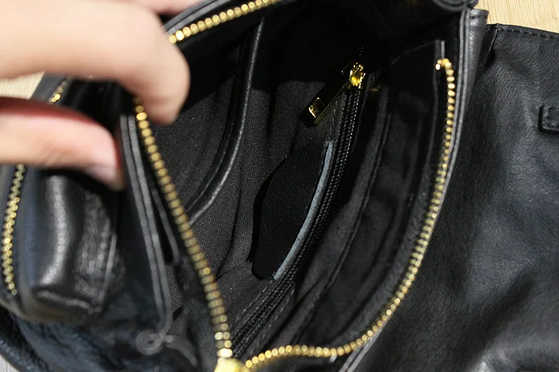 Женская сумка-мессенджер из 100% натуральной кожи Мягкая Повседневная сумка через