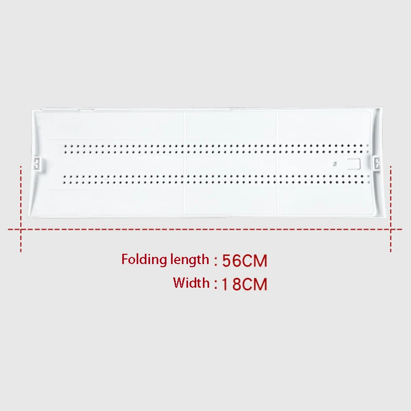 

Air Conditioner Windshield Flexible Buckle Length Adjustable Air Cooler Wind Deflector Hollow Hole Air Conditioner Shield