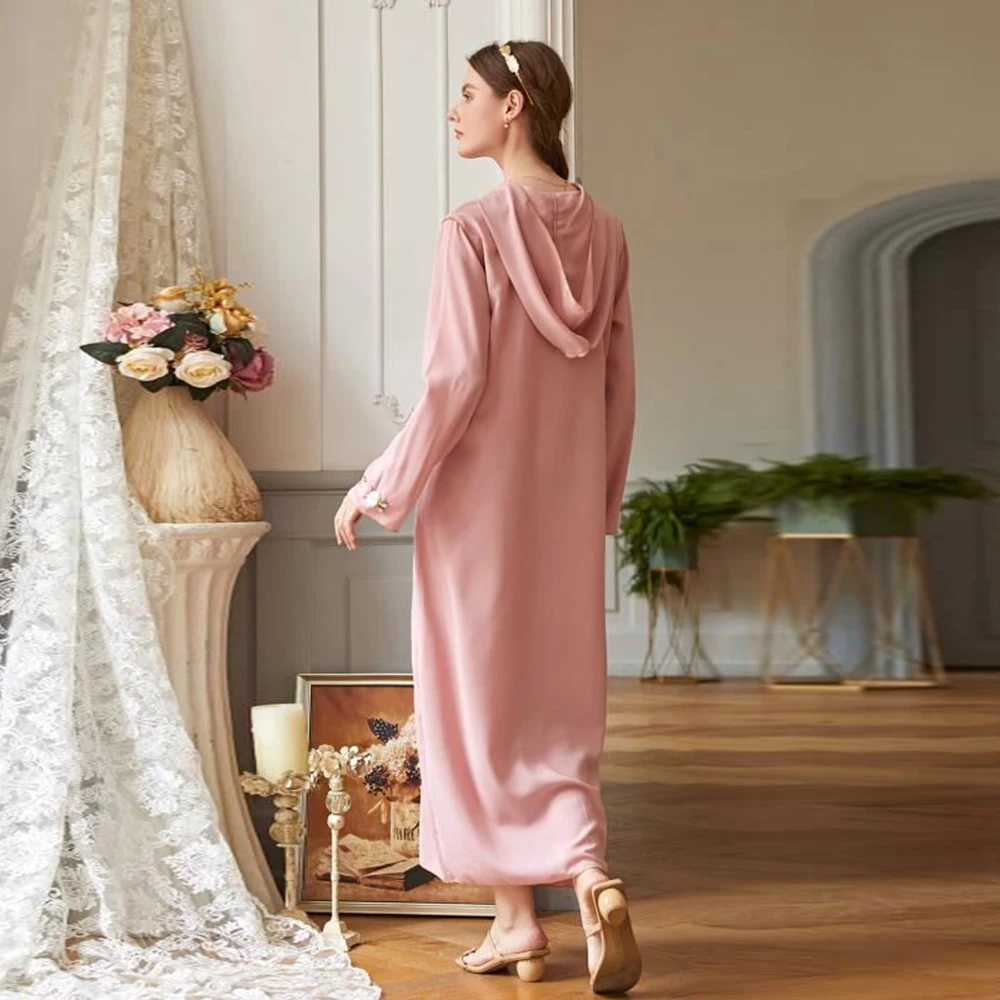 Eid Kaftan Mujer Дубай Abaya Турция хиджаб с капюшоном мусульманское платье мусульманская