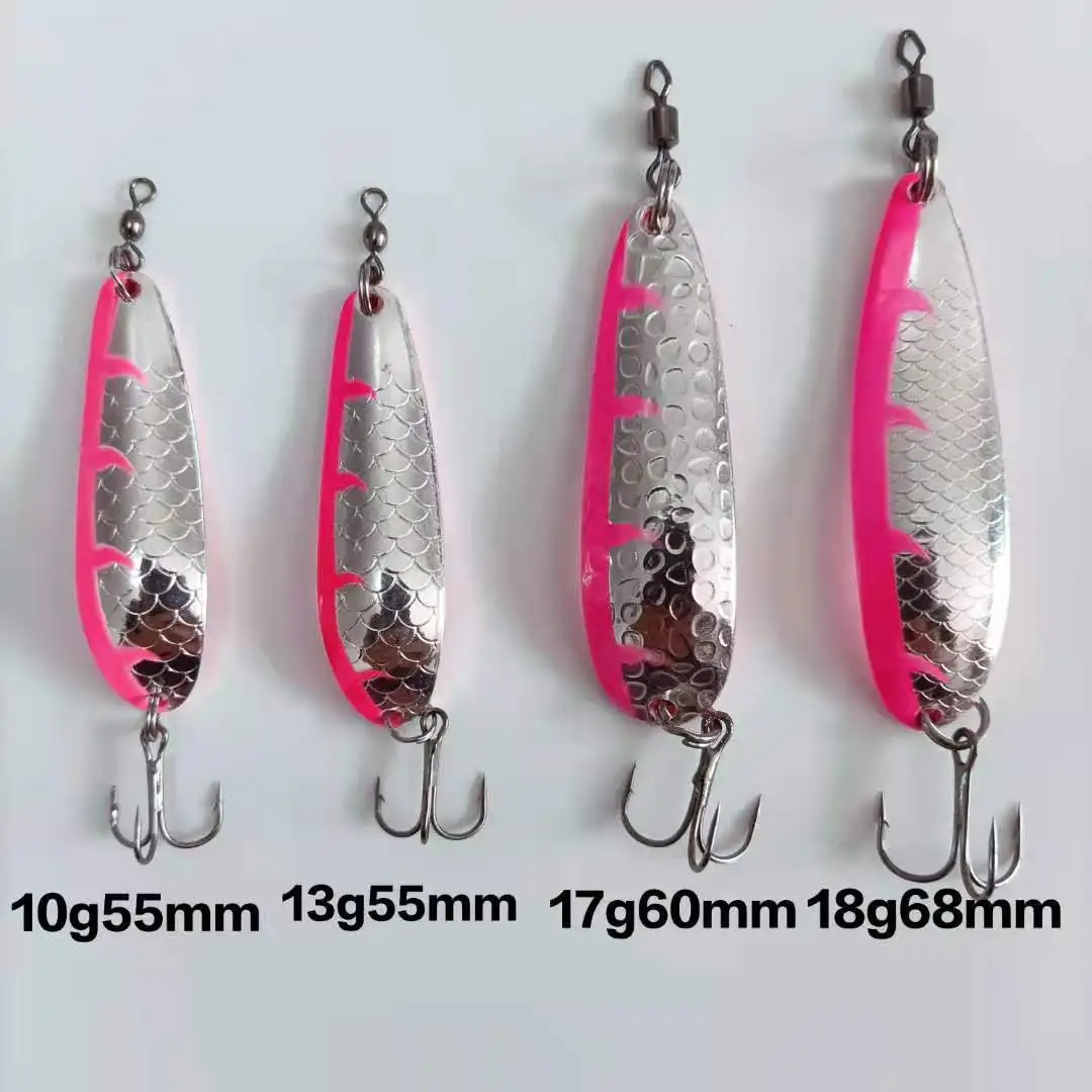 Рыболовная приманка рыболовные медная блесна снаружи с серебряным покрытием