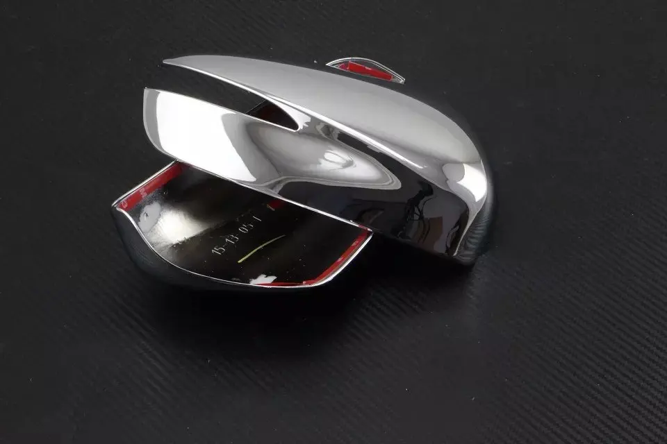 

For Mazda CX-5 2015 2PCS ABS Chrome Car Side Door Rearview Mirror Frame Trim Cover Car Styling Accessories