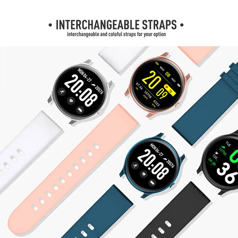 

Real-Time Smart Watch Heart Rate Monitoring Smartwatch KW19 IP67 Waterproof Smart Watch Men Sleep Monitoring Intelligent Clock