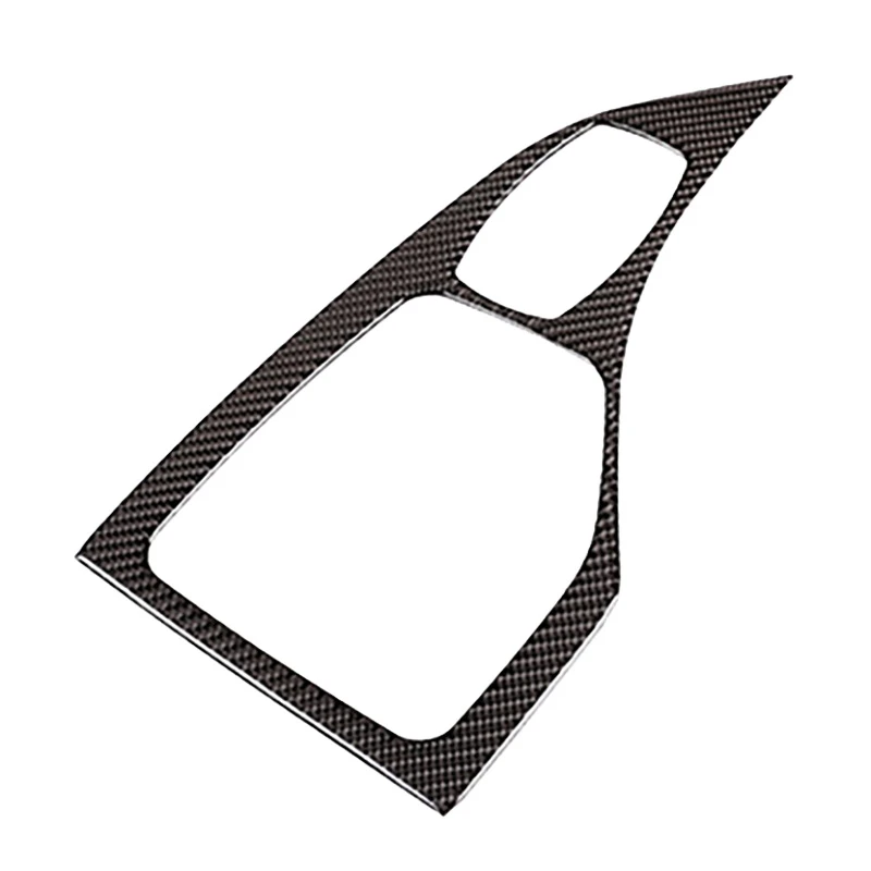 

Car Soft Carbon Fiber Gear Shift Panel Decoration Cover Trim for-BMW X1 2011-2015