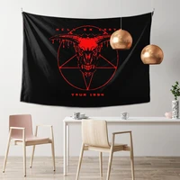 doom eternal slayer doomguy game tapestry icon of sin wall arts decor home hanging cloth background covering aesthetic blanket