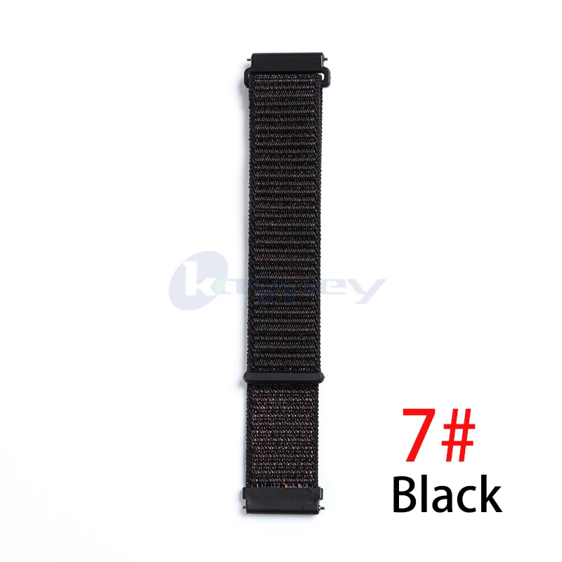 7 Нейлоновый ремешок-петля для оригинального Huami Amazfit 2 ремешок Xiaomi Huami Amazfit Stratos Pace 2 2s браслет на запястье Amazfit ремешок для часов - Цвет: 7