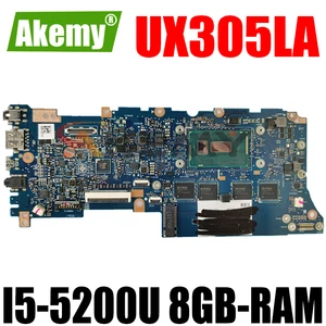 akemy ux305la laptop motherboard for asus zenbook ux305la ux305l original mainboard 8gb ram i5 5200u free global shipping