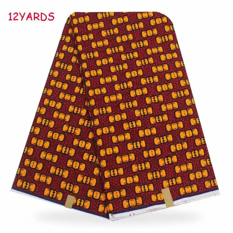 as picture Горячая распродажа! Kente восковая ткань настоящий мягкий воск хлопок африканская восковая печать ткани 12 ярдов голландский воск стиль для шитья - Цвет: as picture