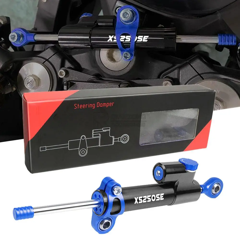 

For Yamaha XS250SE XS 250SE 2010-2022 2021 2020 2019 2018 CNC Adjustable Motorcycles Steering Stabilize Damper Bracket Mount Kit