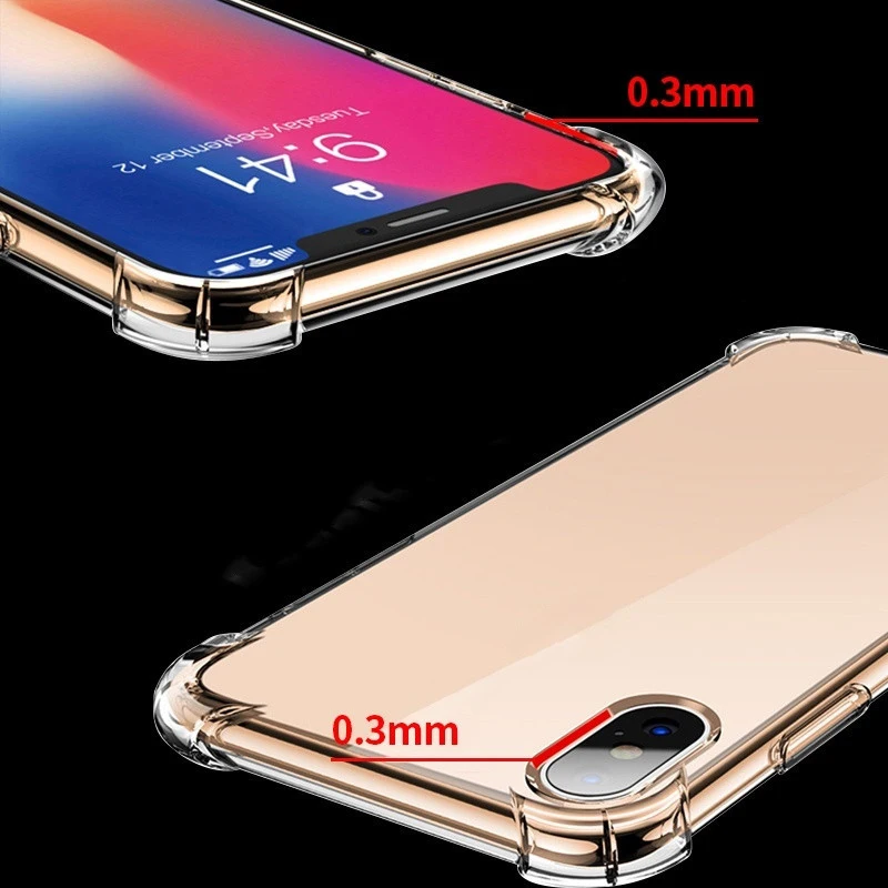 Роскошный противоударный прозрачный силиконовый чехол для Iphone Xr Iphone Xs Max чехол для Iphone Xs X Чехол Apple Iphone 11 Pro Max чехол черный чехол