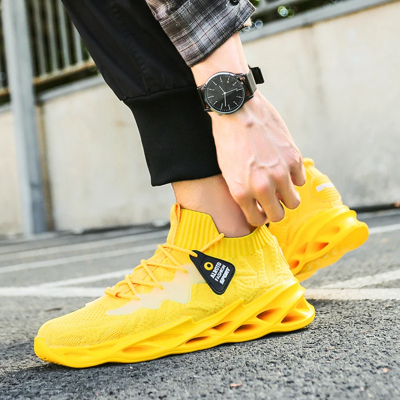 

2021 New Breathable Running Shoes Light Fashion Men's Sneakers Comfortable Casual Large Size Men's Jogging Sports Shoes
