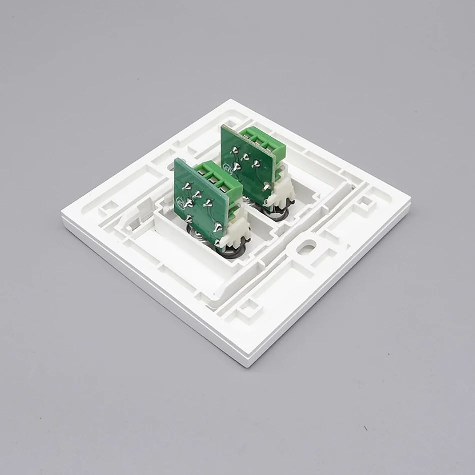 86 Тип два Порты красного и белого цвета аудио Панель провод без пайки розетка