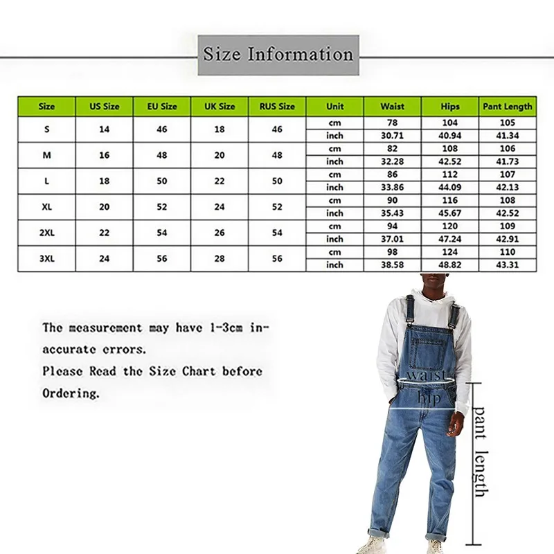 

2021 Fashion Men's Denim Bib Pants Full Length Jeans Jumpsuits Hip Hop Straight Jeans Overalls For Men Streetwear Hip Hop