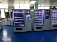 cold drinks and snacks beverage mechandiser combo vending machine cabinet with lift system
