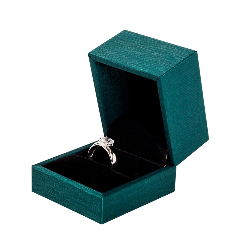 Квадратная шкатулка органайзер для ювелирных изделий из кожи|Упаковка и стойки