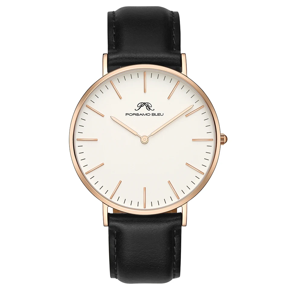 40 мм брендовые высококачественные мужские часы Японский часовой кожаный ремешок