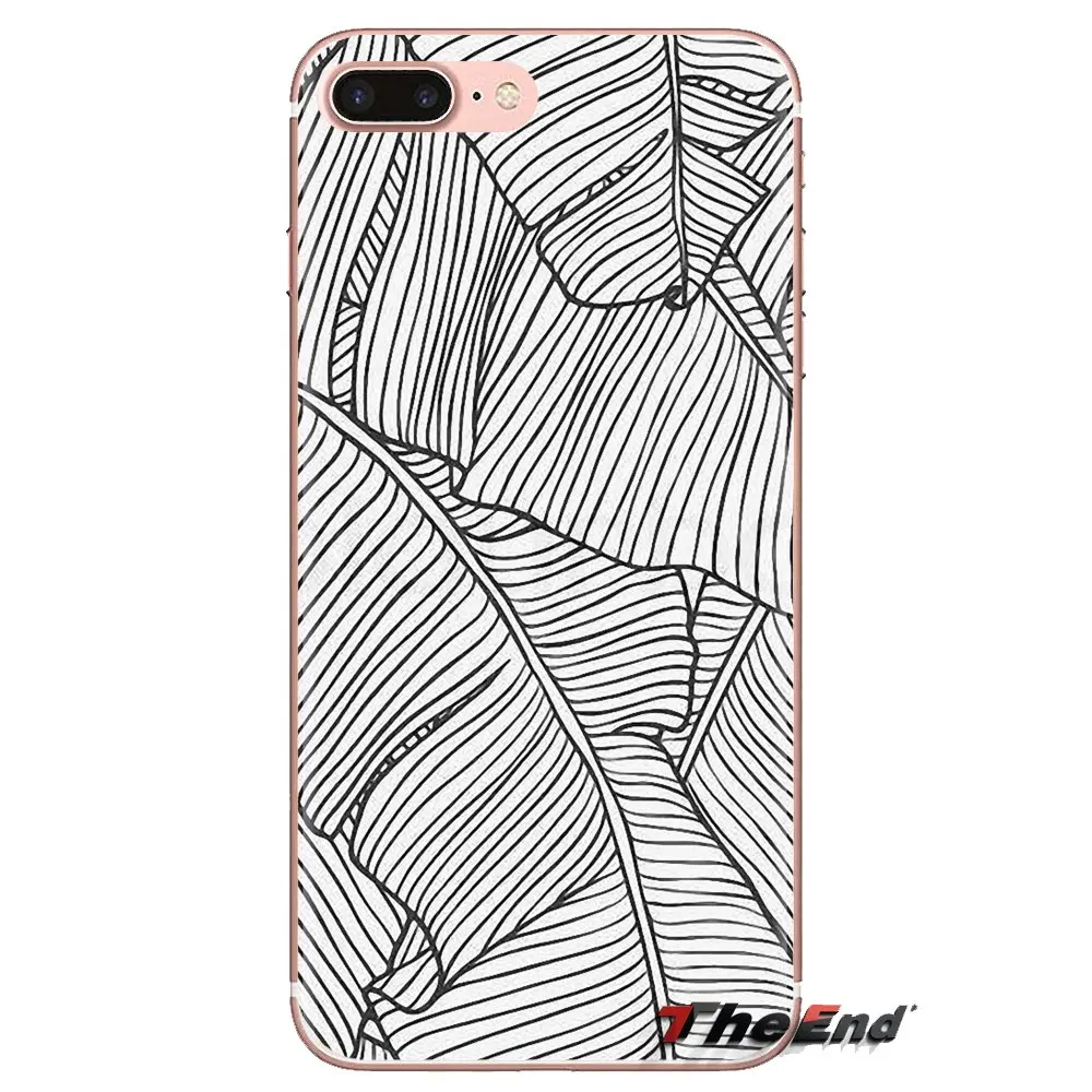 Phone Covers Plantain Banana Leaves Plants For iPhone XS Max XR X 4 4S 5 5S 5C SE 6 6S 7 8 Plus Samsung Galaxy J1 J3 J5 J7 A3 A5 |