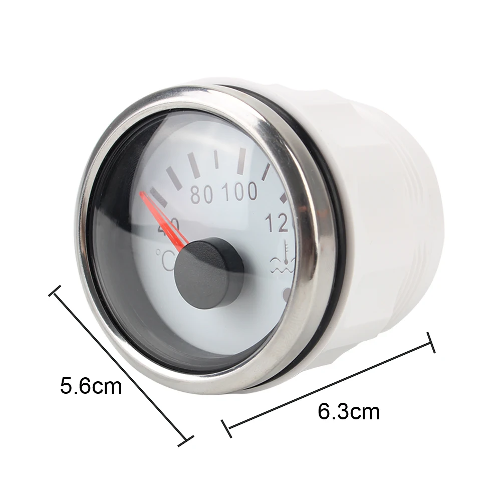 Temperature Sensor Smart alert Car Truck Boat Water Temp Gauge 40-120℃ Vehicle Indicator Waterproof Moto Meter Auto Accessories |