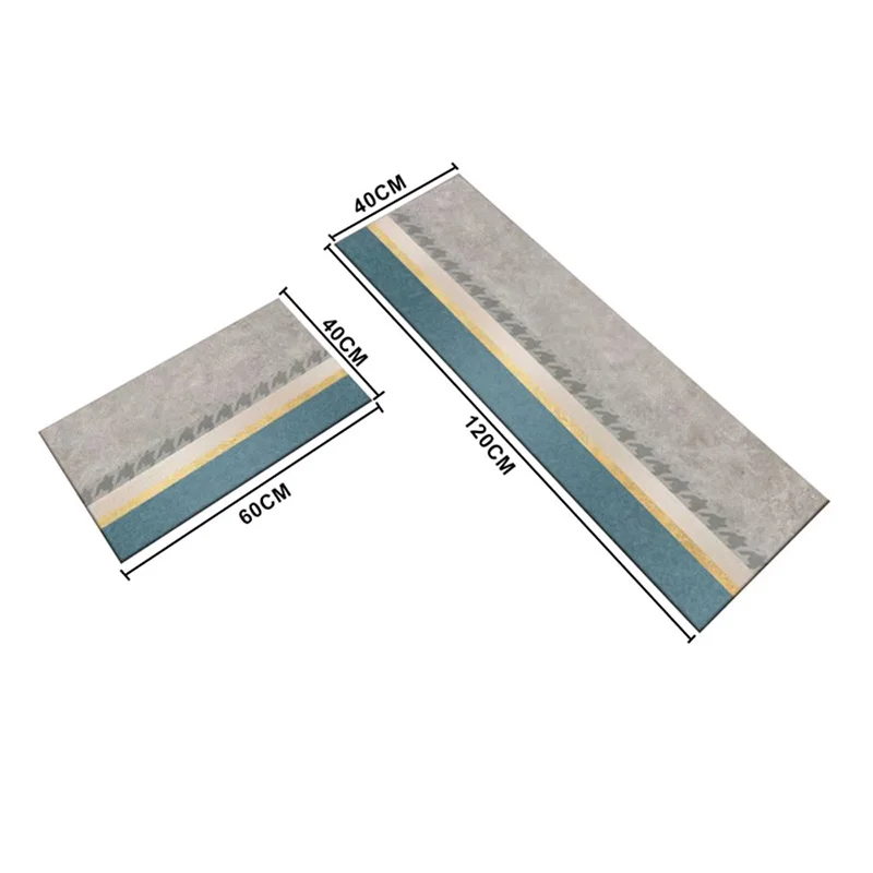 Геометрический Коврик для входной двери Противоскользящий коврик гостиной