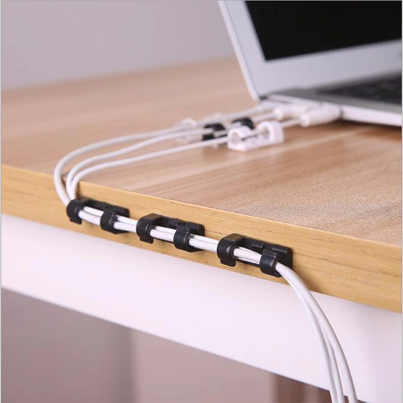 20 шт Кабельный организатор клипы iPhone Дата-кабель Winder USB зарядка управления для