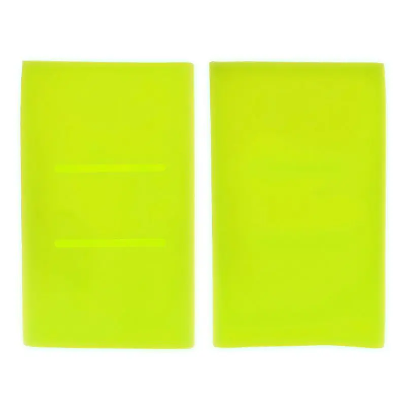 GREEN Силиконовый защитный чехол 13*7,5 см для Xiaomi power Bank 2 10000mAh - Цвет: GREEN