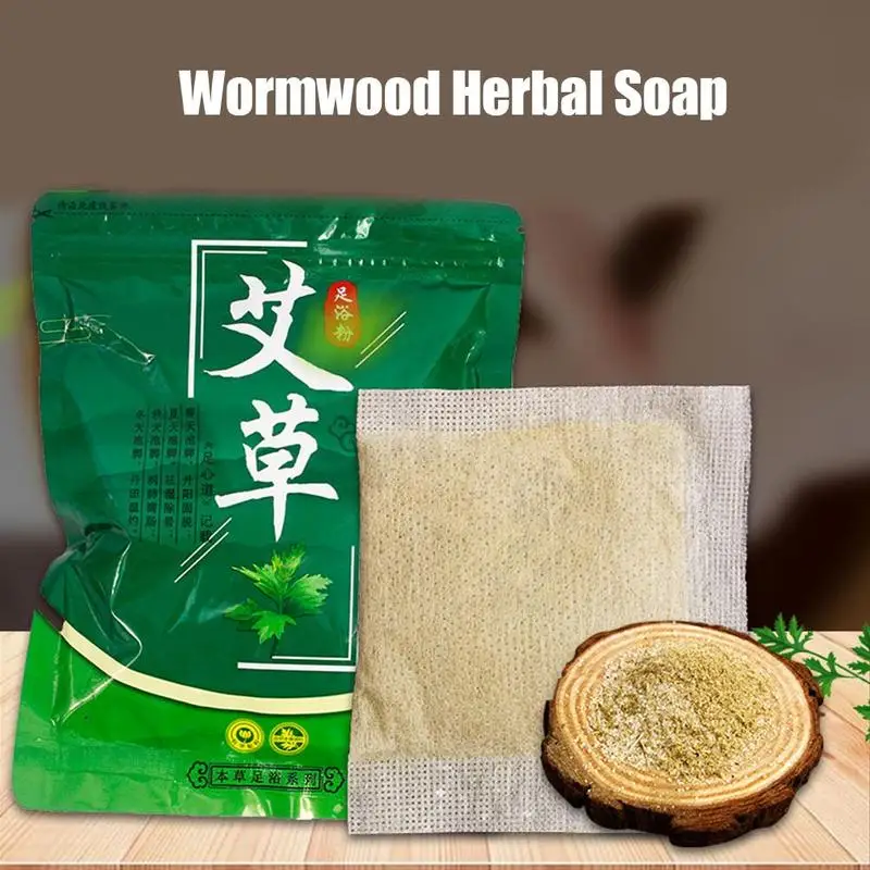 

6g X 30 Bags Wormwood Angelica Foot Bath Bag Dispel Health Herbal Washing Powder Feet Care Coldness Soothing Moxa Leaves D3R7