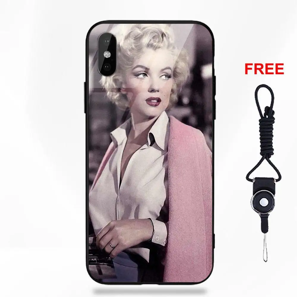 Для Apple IPhone X XS Max XR 5 5C 5S SE 6 6S 7 8 Plus Мягкий ТПУ чехол + закаленное стекло телефонные