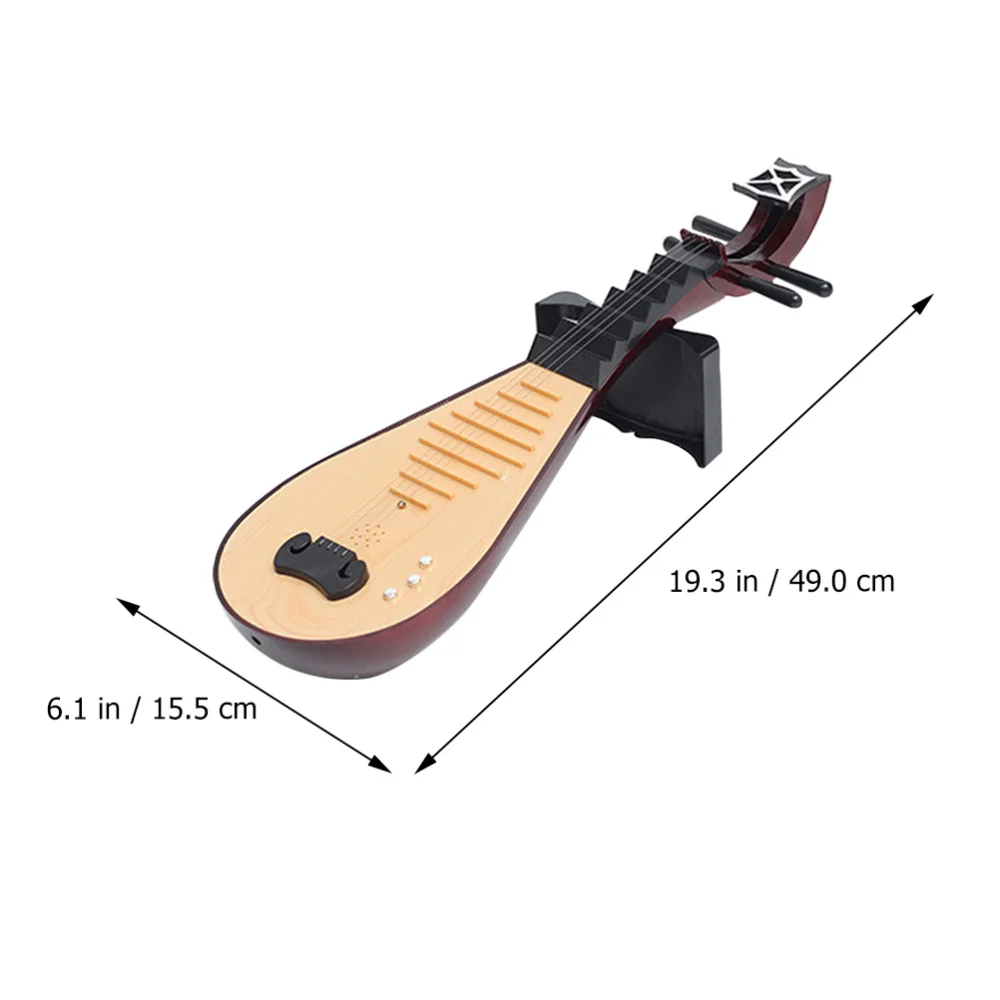 

1pc Simulation Chinese Lute Model Chinese Style Instrument Decor Random Style
