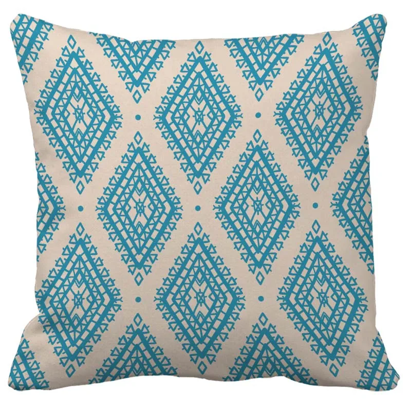 Simple geometric printing bedroom sofa living room decorative pillow case
