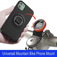 mountain bike phone holder for iphone 11pro xs max xr 8plug 7 6 bicycle mount bracket clip rotate stand kit with shockproof case