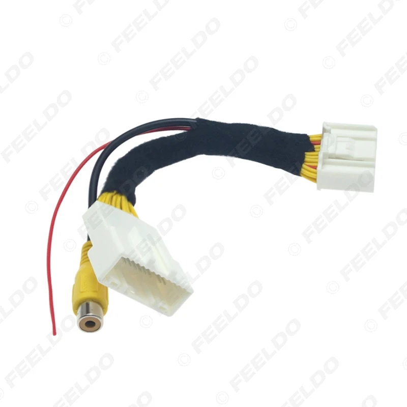 

FEELDO 5pcs Car Rear Camera Reversing RCA Video Convert Cable For Renault C24 OEM Monitor Connection Wiring Adapter #HQ2101