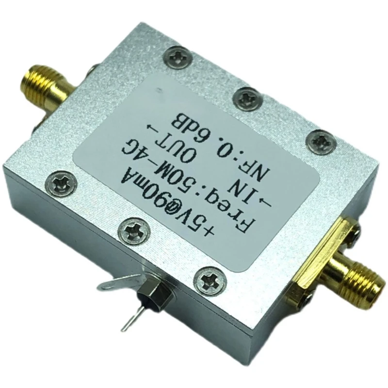 

Комплект надежных усилителей 69HA, комплект модулей UHF Ham Radio -110 дБм, радиомодуль, усилитель с низким уровнем шума LNA 50M-4 ГГц NF = 0,6 дБ RF FM