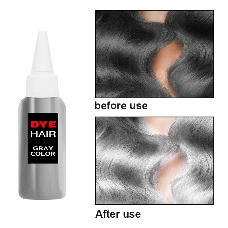 Одноразовая краска для волос с мгновенным покрытием седых корней крем временная