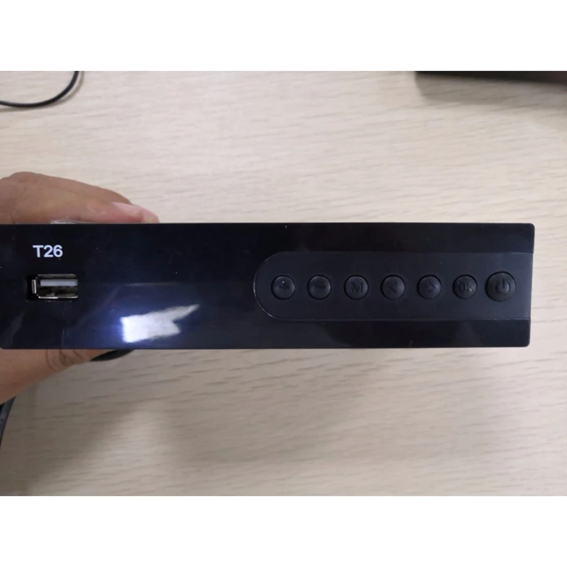 U2C Dvb T26 ТВ-приставка Многоязычная Hd приставка цифровой наземный ТВ-приемник черный пластик ЕС вилка