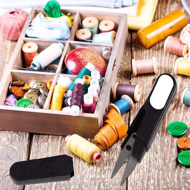 10 шт. Ножницы для вышивки ножницы шитья пряжи портативные u образной обрезки