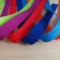 2 5cm wide 10 meterslot pure color thickening pp webbing braided strap backpack belt