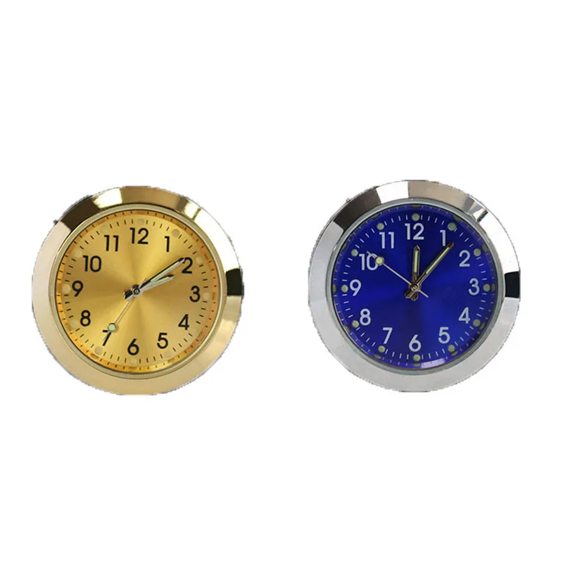 Автомобильные светящиеся мини часы внутренние цифровые механические кварцевые