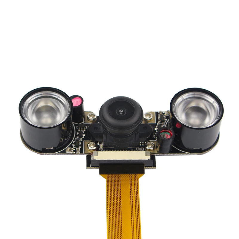 Raspberry Pi Zero Night Camera + 2Pcs IR LED 5MP Module For Wide Angle Fish Eye Webcam | Электроника