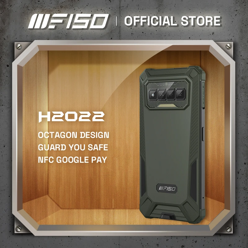 IIIF150 H2022 Outdoor Sports Mobile Phone With NFC Features IP68/69K 5.5 Inch HD+ Waterproof Rugged Smartphone 4GB+32G RAM