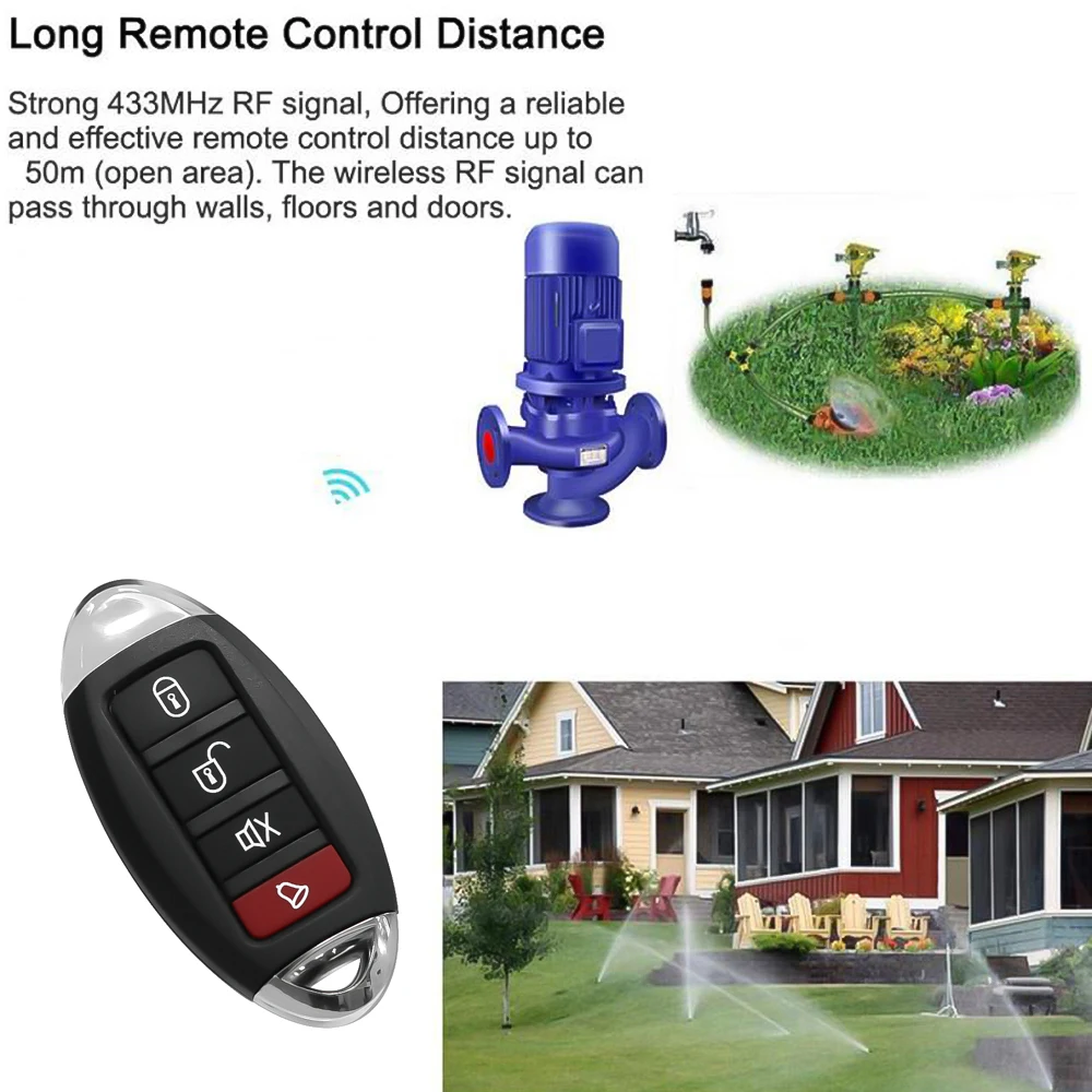 Беспроводной Радиочастотный пульт дистанционного управления 12 В постоянного